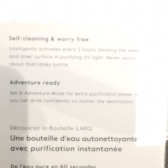 LARQ SELF CLEANING WATER BOTTLE - Picture 7 of 9